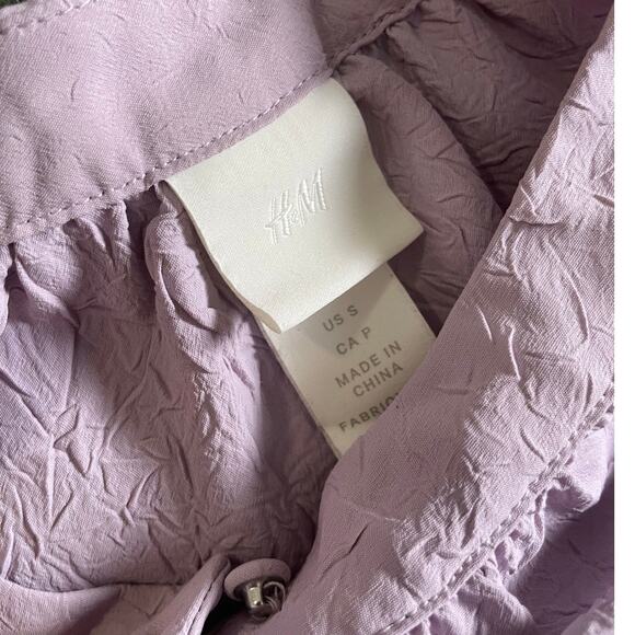 H&M Purple long sleeve dress SZ Small - Picture 6 of 8